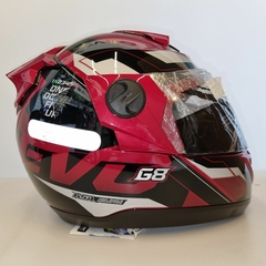 CAPACETE PROTORK EVOLUTION G8 EVO VERMELHO - loja online