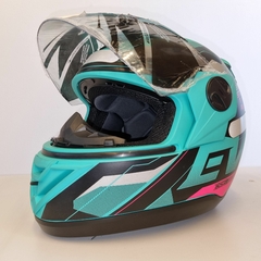 CAPACETE PROTORK EVOLUTION G8 EVO VERDE/ROSA - comprar online