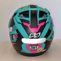 Imagem do CAPACETE PROTORK EVOLUTION G8 EVO VERDE/ROSA