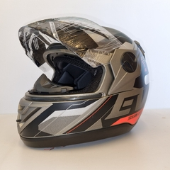 CAPACETE PROTORK EVOLUTION G8 EVO CINZA/LARANJA - comprar online