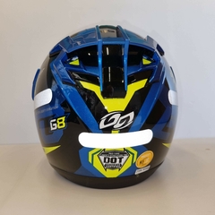 CAPACETE PROTORK EVOLUTION G8 EVO AZUL/AMARELO - Mobivile - Motos, Capacetes e Acessórios