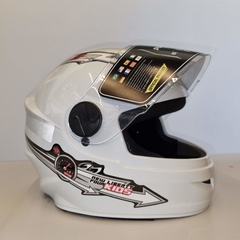 CAPACETE PROTORK LIBERTY FOUR KIDS BRANCO - Mobivile - Motos, Capacetes e Acessórios