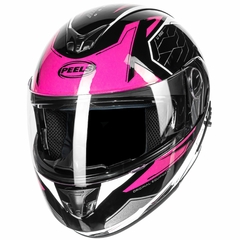 CAPACETE PEELS U-RB2 OCEAN PRETO / ROSA na internet