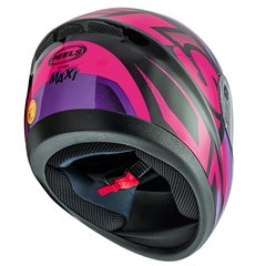 CAPACETE PEELS SPIKE MAXI PRETO / ROSA