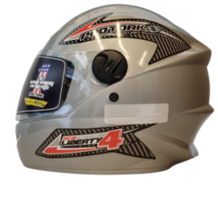 CAPACETE PROTORK NEW LIBERTY FOUR PRATA