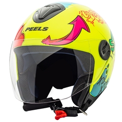 CAPACETE PEELS FREEWAY STREET AMARELO LIMAO / AZUL na internet