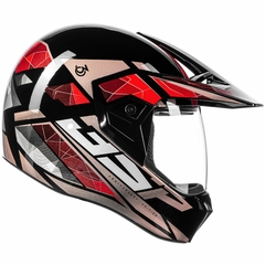 CAPACETE BIEFFE 3 SPORT 30TH PRETO / VERMELHO na internet