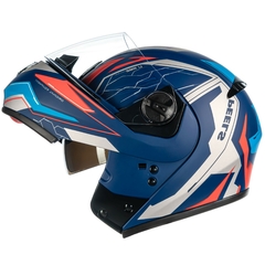 CAPACETE PEELS U-RB2 OCEAN AZUL / AZUL CLARO FOSCOF