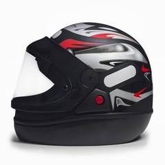 CAPACETE SAN MARINO PRETO FOSCO GRAFIC