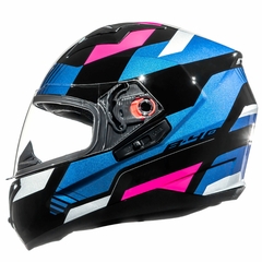 CAPACETE BIEFFE B-40 SPECT PRETO / ROSA