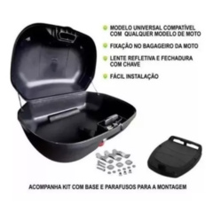 BAULETO 45L SMART BOX 2 LENTE VERMELHA PROTORK - Mobivile - Motos, Capacetes e Acessórios