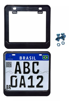 SUPORTE MOLDURA DE PLACA PLASTICO UNIVERSAL MERCOSUL VALPLAS - comprar online