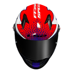 CAPACETE LS2 FF358 CLASSIC SPEEDY BRANCO/LARANJA