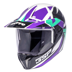 Imagem do CAPACETE BIEFFE 3 SPORT HILLS BRANCO / ROXO