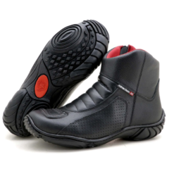 BOTA ATRON MOTOC. UNISSEX PRETA - COURO FLOATER - 271