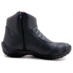 BOTA ATRON MOTOC. UNISSEX PRETA - COURO FLOATER - 271 - Mobivile - Motos, Capacetes e Acessórios