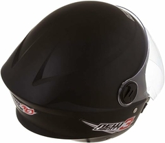 CAPACETE PROTORK NEW LIBERTY THREE PRETO BRILHANTE na internet