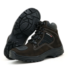 BOTA ATRON TREKKING MOTOC. CAFÉ - COURO NOBUCK - 245