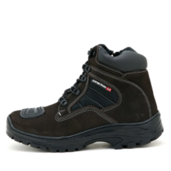 BOTA ATRON TREKKING MOTOC. CAFÉ - COURO NOBUCK - 245 - Mobivile - Motos, Capacetes e Acessórios