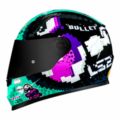 CAPACETE LS2 FF358 CLASSIC BULLET VERDE