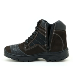 BOTA ATRON TREKKING MOTOC. CAFÉ - COURO NOBUCK - 245 - loja online