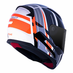 CAPACETE LS2 RAPID FF353 FLAG PRETO - Mobivile - Motos, Capacetes e Acessórios