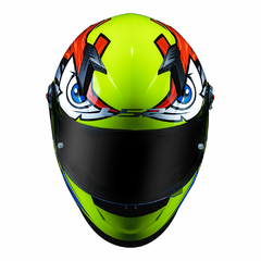 CAPACETE LS2 FF358 CLASSIC TRIBAL AMARELO/VERMELHO na internet