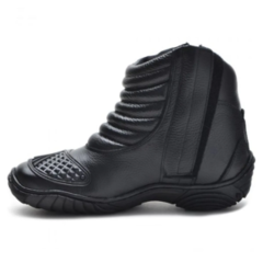 BOTA ATRON MOTOC. UNISSEX PRETA - COURO FLOATER - 279 - Mobivile - Motos, Capacetes e Acessórios