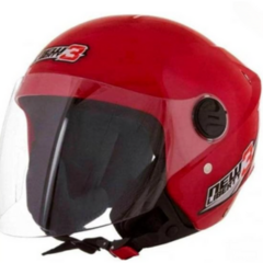 CAPACETE PROTORK NEW LIBERTY THREE VERMELHO - comprar online