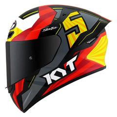 CAPACETE KYT TT-COURSE FLUX JAUME MASIA REPLICA 2019