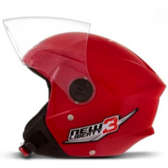 CAPACETE PROTORK NEW LIBERTY THREE VERMELHO