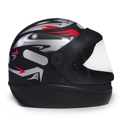 CAPACETE SAN MARINO PRETO FOSCO GRAFIC - Mobivile - Motos, Capacetes e Acessórios