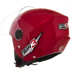 CAPACETE PROTORK NEW LIBERTY THREE VERMELHO - Mobivile - Motos, Capacetes e Acessórios