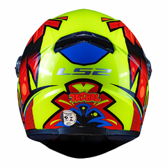 Imagem do CAPACETE LS2 FF358 CLASSIC TRIBAL AMARELO/VERMELHO