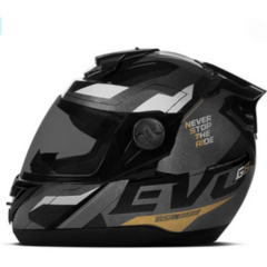 CAPACETE PROTORK EVOLUTION G8 EVO PRETO BLACK EDITION