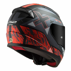 CAPACETE LS2 RAPID FF353 XTREET PRETO / VERMELHO FOSCO na internet