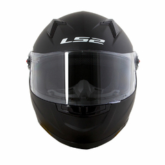 CAPACETE LS2 FF358 CLASSIC MONOCOLOR PRETO FOSCO - comprar online