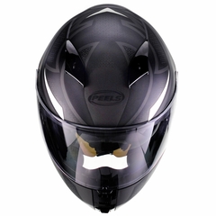 CAPACETE PEELS ICON C/ OCULOS FAST PRETO FOSCO / BRANCO na internet