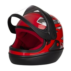 Imagem do CAPACETE SAN MARINO VERMELHO BRILHANTE GRAFIC