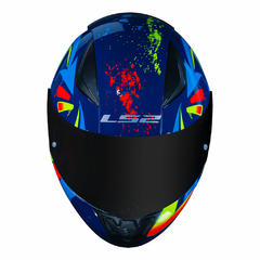 CAPACETE LS2 RAPID FF353 TAGLINE AZUL / AMARELO na internet