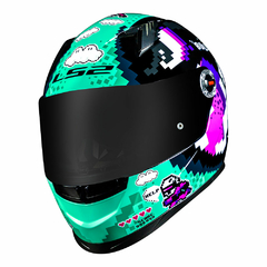 CAPACETE LS2 FF358 CLASSIC BULLET VERDE - comprar online