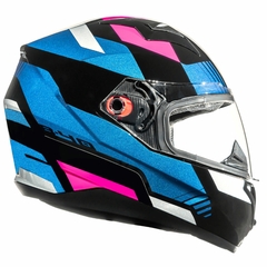 CAPACETE BIEFFE B-40 SPECT PRETO / ROSA - loja online