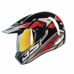 CAPACETE BIEFFE 3 SPORT 30TH PRETO / VERMELHO - loja online