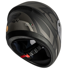 CAPACETE PEELS SPIKE MAXI PRETO / GRAFITE FOSCO - comprar online