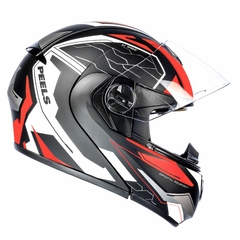 Imagem do CAPACETE PEELS U-RB2 OCEAN PRETO / VERMELHO FOSCO