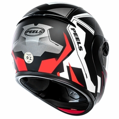 CAPACETE PEELS U-RB2 OCEAN PRETO / VERMELHO FOSCO - comprar online