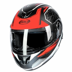 CAPACETE PEELS U-RB2 OCEAN PRETO / VERMELHO FOSCO na internet