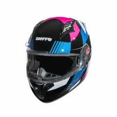 Imagem do CAPACETE BIEFFE B-40 SPECT PRETO / ROSA