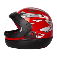 CAPACETE SAN MARINO VERMELHO BRILHANTE GRAFIC - loja online