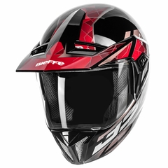 CAPACETE BIEFFE 3 SPORT 30TH PRETO / VERMELHO na internet